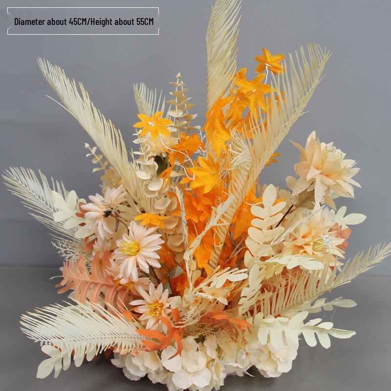 Artificial Wedding Aisle Flowers: Hotel Table Arrangements & Decorative Flower Balls for Stage and Welcome Area