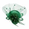 Flower Mesh Mesh Fascinator Hat Bride Headdress Party Mesh Hair Band Feathers Fascinator Hat  Party