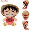 Kawaii One Piece Monkey D Luffy Tony Tony Chopper Soft Plush Toys Roronoa Zoro Karoo Sabo Gum-Gum Fruit Cute Peluche Dolls Gifts