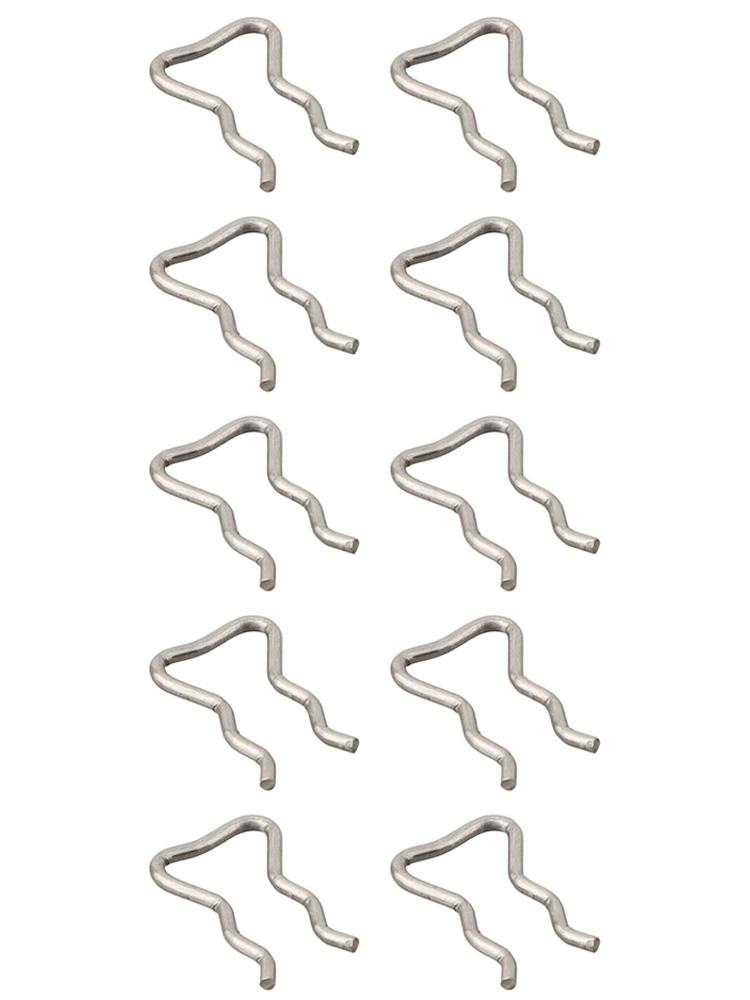 10pc Stainless Steel Diesel Fuel Injector Clip Oil Return Pipe Circlip For Bosch
