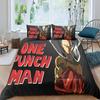 ONE PUNCH-MAN Saitama Duvet Cover Pillowcase Bedding Set Boy Girl Bedroom Decoration Children Gift Single Double Size
