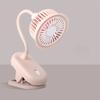 Desk Clip on Battery Powered Mini Fan 360° Adjustable USB Rechargeable Fan  Summer