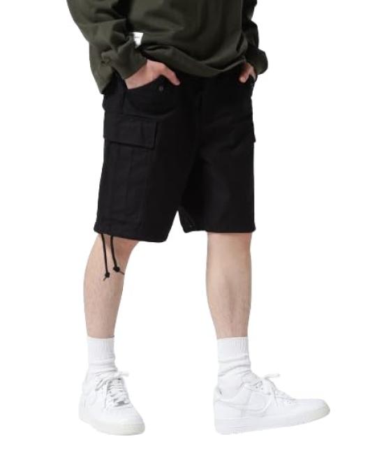

AVIREX M-65 FATIGUE SHORT PANTS M 010 black 783-2913007