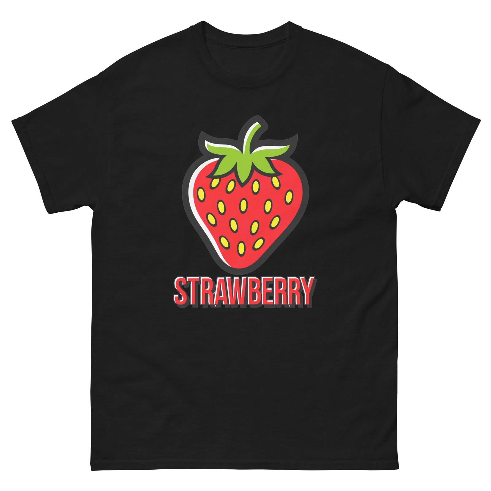 

Strawberry Lover Food Image Cartoon Funny T-Shirt Shirt 2XL