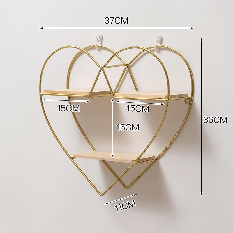 

Creative dressing table cosmetics storage rack beauty shop wall skincare product compartment shelf wall mounted bathroom shelf