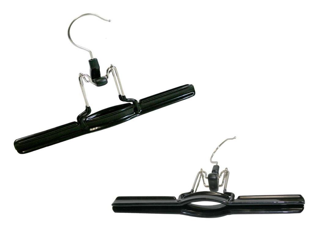 MAWA Hangers for Pants and 26cm Set of Warranty No-Slip Skirts, Wide, Mat26, 10, Black, 10-Year