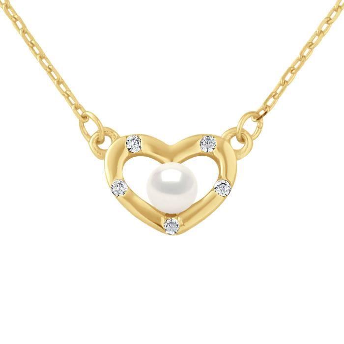 Collier En Argent 925 Avec Perles De Culture D'Eau Douce Véritables - Fait Main - Neuf