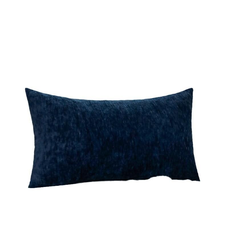 Light Luxury Pillow Sofa Living Room Solid Color Simple Lumbar Pillow Car Office Cushion Long Strip Lumbar Pillow