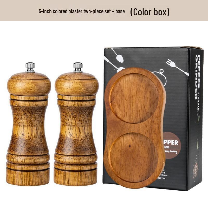Manual Solid Wood Pepper Grinder with Ceramic Core