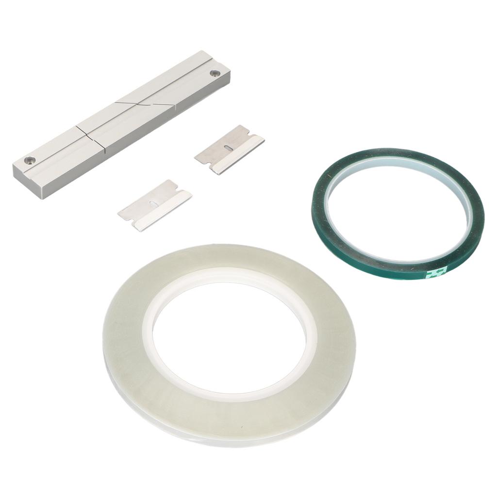 1 4 10 Inch Splicing Block Kit Aluminum Open Reel Tape Media with Splicing Tape er Tape Media Blade for Revoxsonido