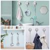 Super Strong Suction Hook, No Punching and No Trace Suction Cup Hook, Can Be Reused, Suitable for Kitchen and Bathroom Use
