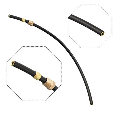 Tuyau en nylon haute pression pour compresseur d'air, accessoires en cuivre, connectant pressostat et clapet anti-retour, 30 cm