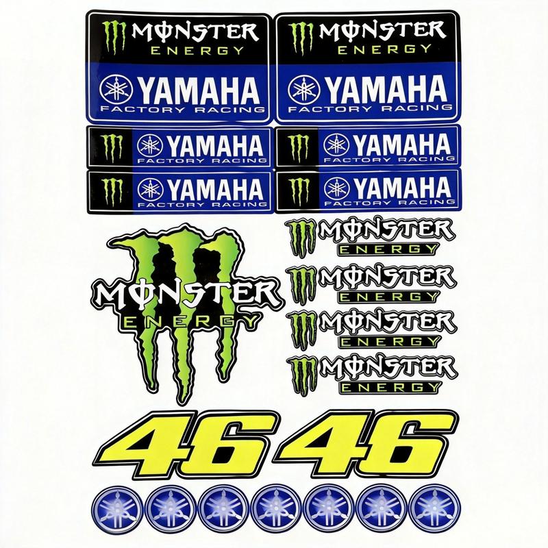 Adesivi logo artigli magici per modifiche di motociclette e veicoli elettrici, adesivi decorativi per caschi