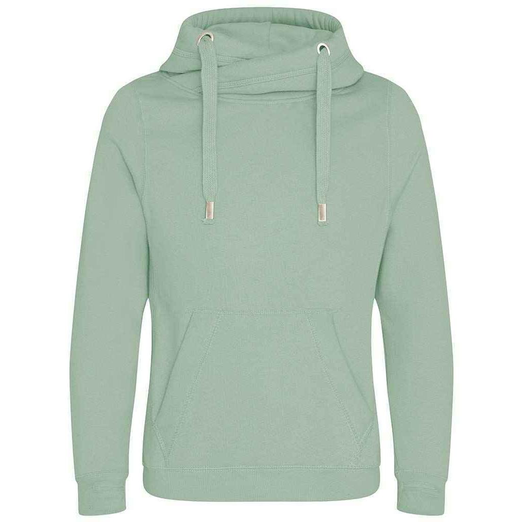 Awdis Unisex mikina s kapucí pro dospělé s překříženým výstřihem