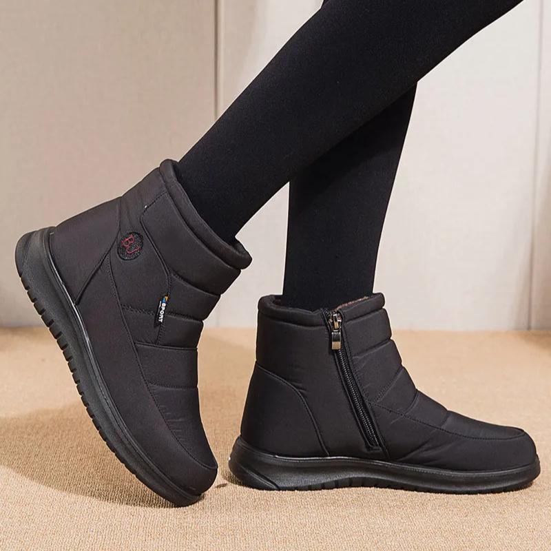 Women's Shoes 2026 Winter Waterproof Snow Boots New Thick Keep Warm Boots Fashion Elegant Shoes for Women Boots New Botas Mujer
