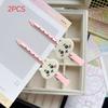 2Pcs Kawaii Ins  Cartoon Usaki Hachiware Hair Clip Decor Sweet Chiikawa Anime Barrettes Cute Hair Accessory Gifts