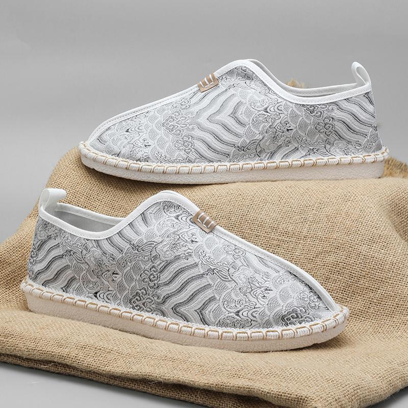 Fisherman's Shoes Summer Men’s Sneakers Canvas Shoes For Men Breathable Casual Shoes Male Flat British Style Loafers Men