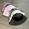Fashion New Gypsy Star Hot Diamond Fisherman Hat Children's Simple Sunshade Sunscreen Hat Leisure Travel Basin Hat