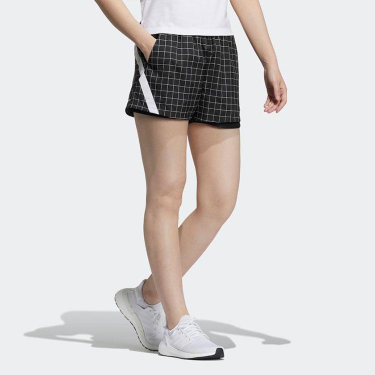 Adidas W Spo Shorts Color Block Sports Style Shorts Women Shorts Black GM0687