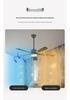 2026 Silent Smart Ceiling Fan Light with Pure Copper Motor and Frequency Conversion for Restaurants