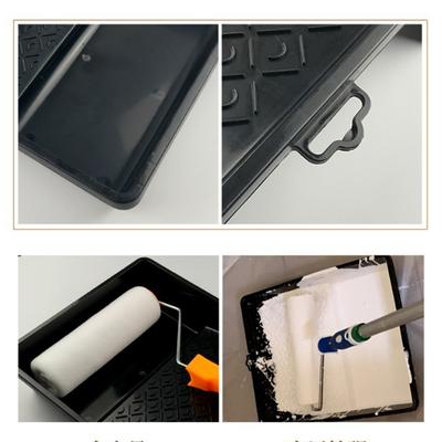 Paint Roller Tray Large Capacity Painting Tool for Latex and Wall Paint Easy Clean Sturdy Design with Handle