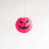 Color-Blocked Pumpkin Paper Lantern Foldable Round Paper Lanterns Hanging Lamp Ball  Bar Decoration