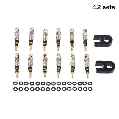 (YY)12/6/2Pcs 2025 New Brass Presta Valve Core Set MTB Road Bike Tube Replacement Parts High-Quality Service Tool Optional Tool