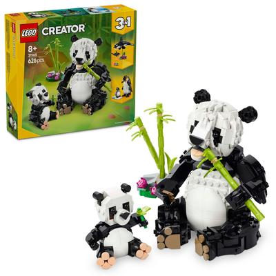 LEGO Creator Animal: Panda Parent and Child Toy Block8910Animal Creature 31165