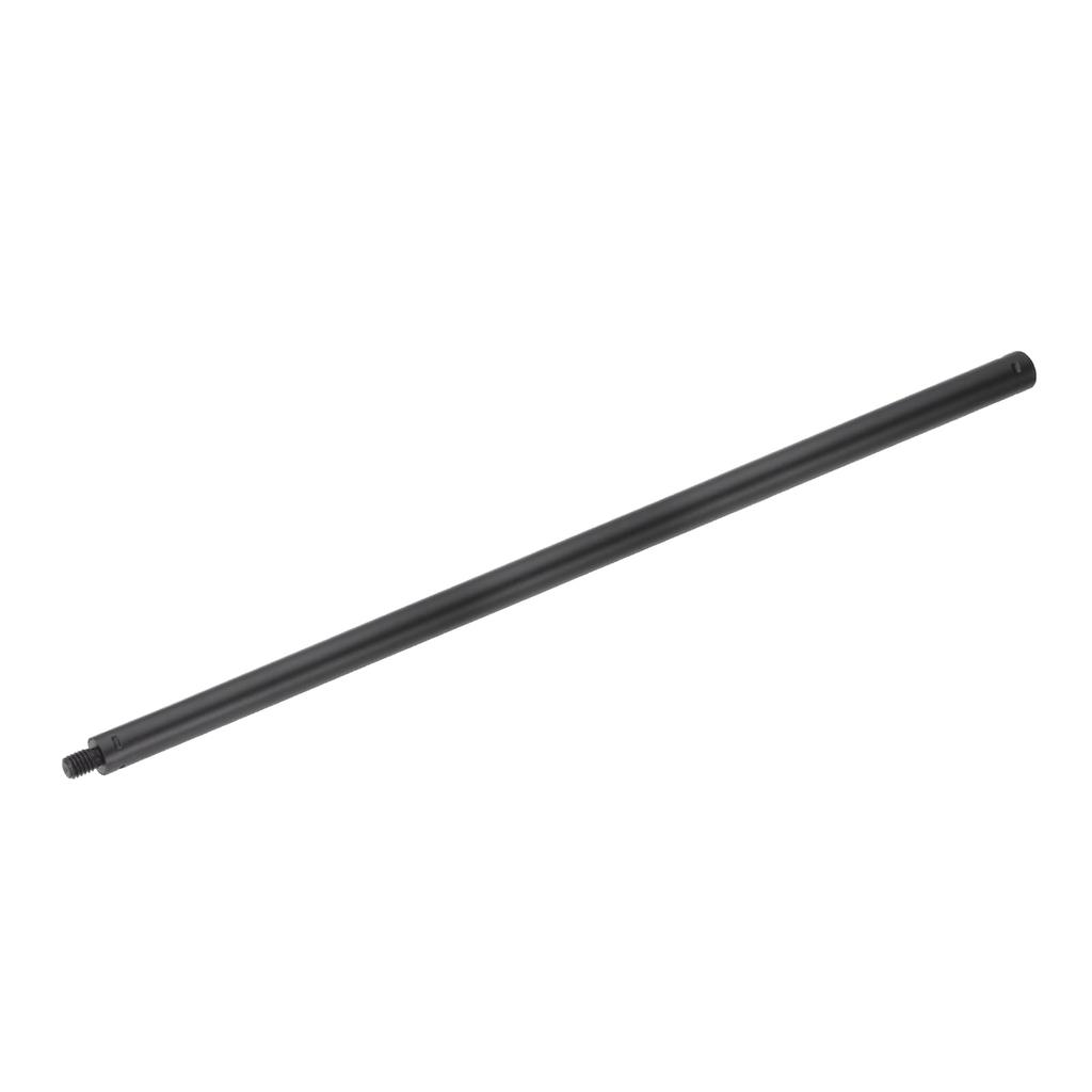 Uxcell Metal Microphone Stand Extension Pipe, 38-inch Male To 38-inch Female, Microphone Extension Rod, 17.32 X 0.6 Inches, Black