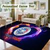 Crystal Velvet Square Rug Custom NameReading FC Pattern Non Slip Home Floor Decor Rug
