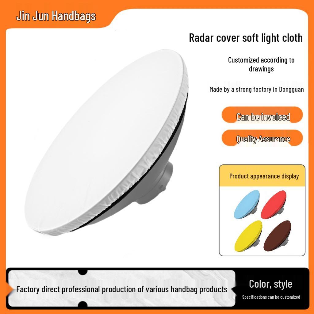 Standard White Photography Lampshade: 18/42/55cm Soft Light Cover for Live Streaming & Radar Cover