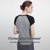 Navigare Women's Tencel Wool Contrast Short Sleeve T-Shirt