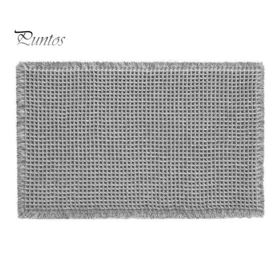 

Коврик для пола впитывает влагу, 3D вафельная текстура, коврик для двери, бахрома, противоскользящий, двухслойный, превосходная впитываемость, коврик для прихожей, ванной комнаты, кухни S