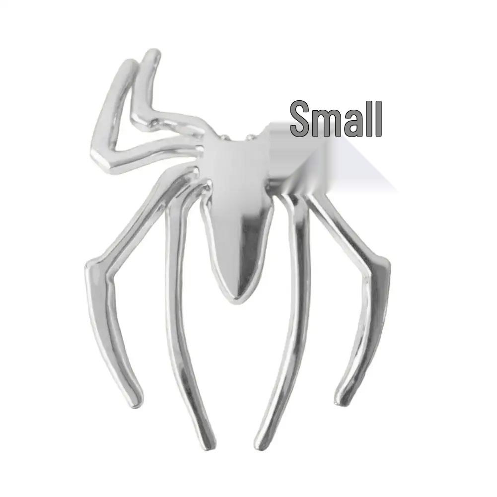 3D Metal Spider Car Emblem Sticker
