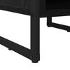 Nightstand Black Oak Effect 39.5 x 30 x 50 cm Engineered Wood