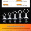 Punch-Free Wall-Mount Water & Gas Pipe Clamp - Fits 4 & 6 Point Iron Pipes