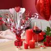 Valentine's Day Foil Spray Centerpieces For Tables With Foam Heart Gleam N'burst Party Spray For Valentine's Day Table Decoration