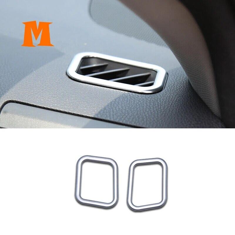 2014 15 16 17 18  ABS Chrome Car Styling Navigation Air Conditioning Frame Panel Cover Trim for Toyota Highlander Kluger