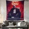 Godfather Classic Movie Poster Tapestry Background Cloth Wallmounted Gift Wall Covering Decoration Work Of Art