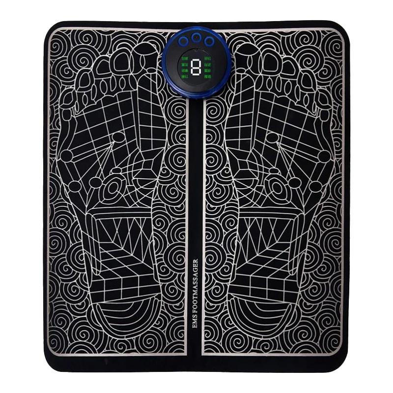 EMS Pulse Electric Foot Massager Pad Muscle Stimulation Massage Mat Improve Blood Circulation Relief Pain Relax Feet Acupoints