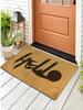 1pc Entrance Doormat, Dirt Resistant Door Mat, Room Decor, Indoor Outdoor Entrance Mat, Non-Slip Area Mat, Bathroom Mat Carpet