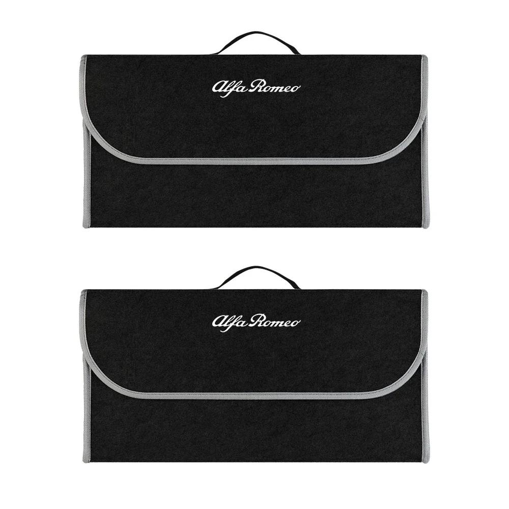 WAJDS1 Car Stickers For Alfa Romeo Car Storage Bag Folding Travel Tidying Box Trunk Tools Case For Alfa Romeo Giulietta 147 Giulia Spid
