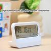 Digital Alarm Clock with Temperature Weather Desk Clock Day of Week Alarm Clocks for Bedroom Living Room Office Bedside