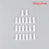 100pcs Syringes Tip Featuring Sturdy Plastic Construction For Precise Glues Control In Black White Orange Various Color Option
