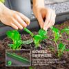 Galvanised Raised Garden Bed, Metal Planter Box with Safety Edging, for Flowers, Herbs, Succulents, Dark Grey