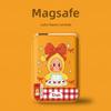 Heartbeat Magnetic Leather Card Holder Phone Case for Apple with MAGSAFE