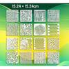 Wildflower Painting Template  Reusable Painting  Flowers and Plants  Inkjet Pet Graffiti  Washable