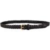 Popular 2.5cm Genuine Leather Woven Braided Belt Needle Buckle Cowhide Fashion Versatile Casual Daily Pants Belt