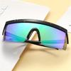 Fashionable One-piece Cycling Sunglasses Large Frame Outdoor Sports Cross Sides Encircle 19103