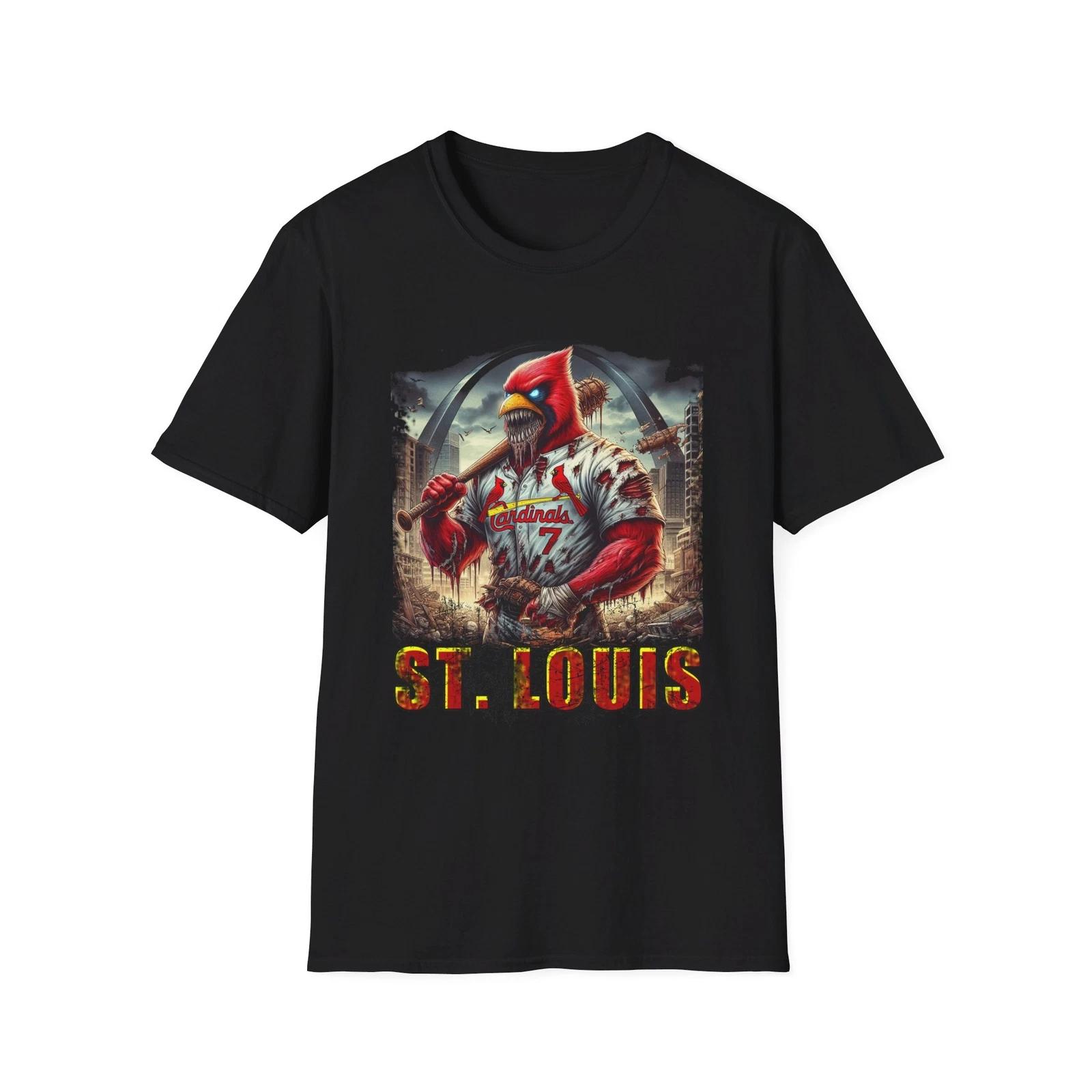 St. Louis Cardinals Horror Mash-Up T-Shirt XXXXL